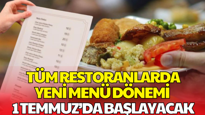 Kafe ve Restoranlarda Yeni Dönem! Bilgilendirme Zorunlu Olacak